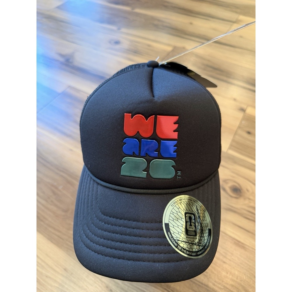 FIFA World Cup 2026 We Are 26 Foam Trucker Hat Black Snapback NWT Licensed